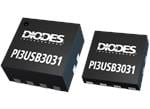 Diodes Incorporated Multiplexeur PI3USB3031 1:3 à 2 canaux