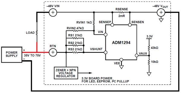 Analog Devices Inc. EVAL-ADM1293EBZ/Eval-ADM1294EBZ Evaluation Boards