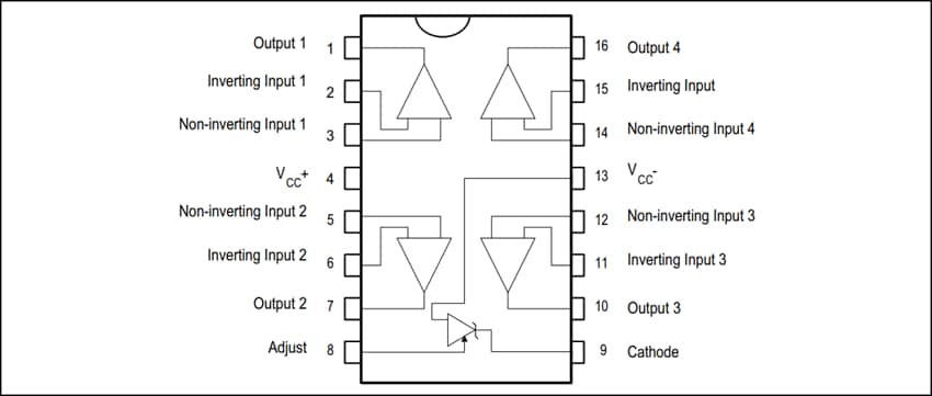 STMicroelectronics TSM104W Quad Operational Amplifier