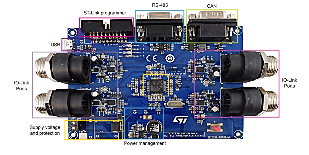 STMicroelectronics Carte d'évaluation STEVAL-IDP004V2