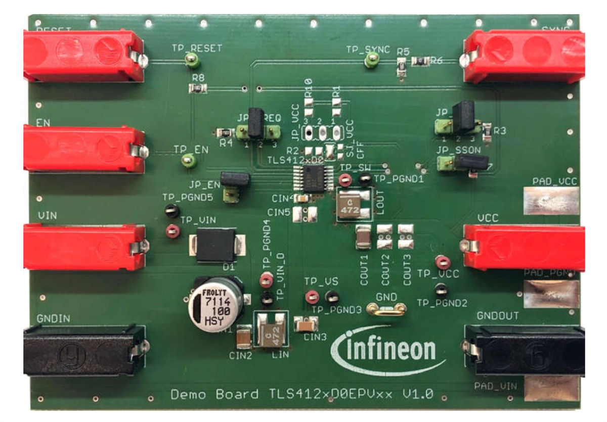 Circuit de localisation - Infineon Technologies Carte 5 V TLS41205VBOARDTOBO1