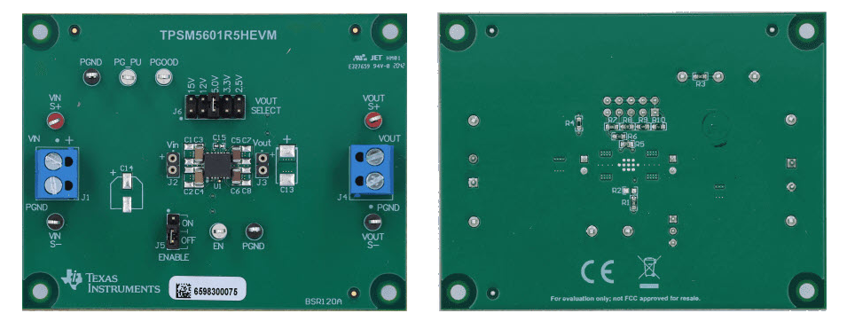 Texas Instruments Carte d'évaluation TPSM5601R5HEVM/TPSM5601R5HSEVM