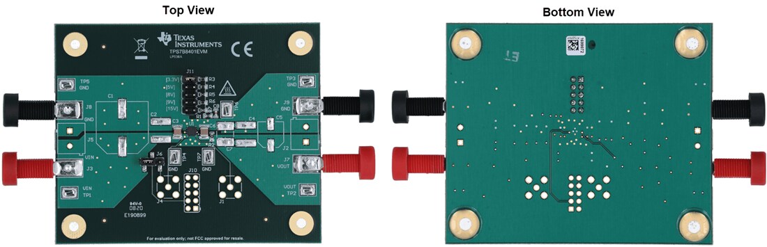 Plan mécanique - Texas Instruments Module d'évaluation (EVM) de régulateur TPS7B8401EVM