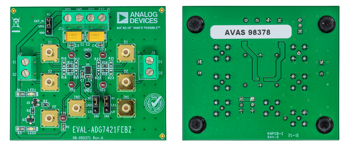 Analog Devices Inc. Carte d'évaluation EV-ADG7421FEBZ