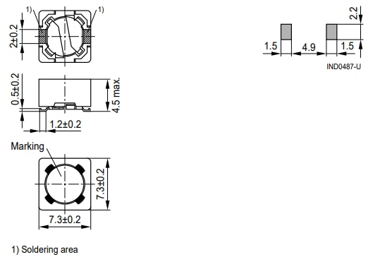 EPCOS / TDK Inductances de puissance SMT B82472N6 EPCOS / TDK Inductances de puissance SMT B82472N6