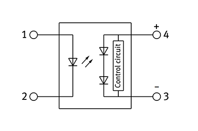 Schéma - Panasonic Industrial Devices Pilotes de MOSFET photovoltaïques de type APV à haute puissance