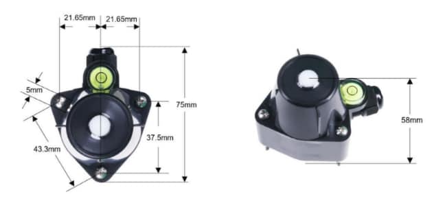 Plan mécanique - Seeed Studio Capteur industriel d'intensité lumineuse