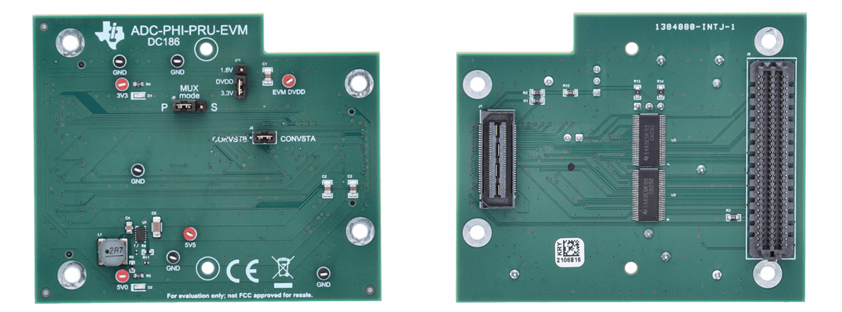 Texas Instruments Carte adaptateur ADC-PHI-PRU-EVM
