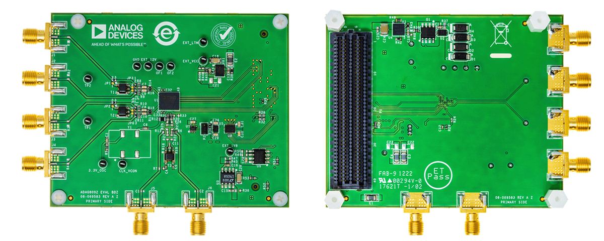 Analog Devices Inc. Carte d'évaluation EVAL-ADAQ8092-FMCZ