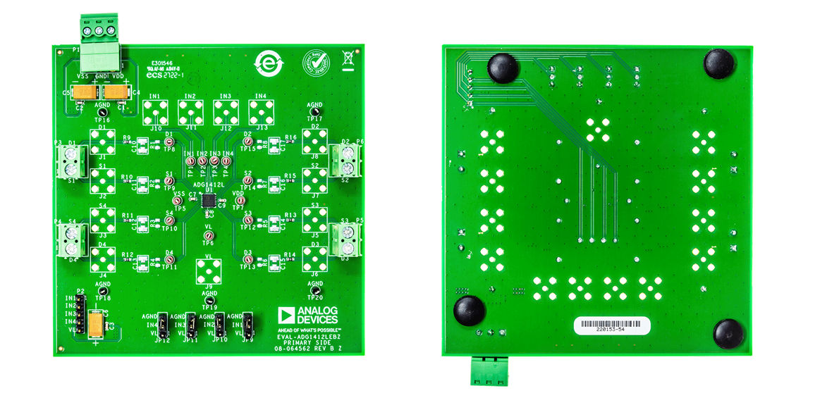 Analog Devices Inc. Carte d'évaluation EVAL-ADG1412LEBZ
