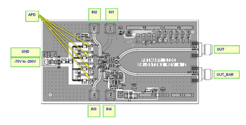 Circuit de localisation - Analog Devices Inc. Kit de démonstration EVAL-LTC6563TQFN-EZKIT