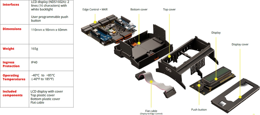 Arduino Kit de boîtier de contrôle en périphérie