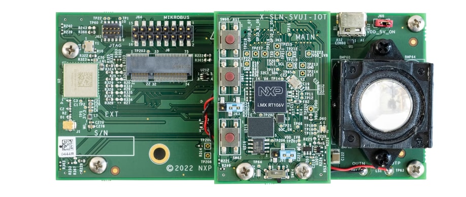 NXP Semiconductors Solution d’interface utilisateur Smart Voice SLN-SVUI-IOT EdgeReady NXP Semiconductors Solution d’interface utilisateur Smart Voice SLN-SVUI-IOT EdgeReady