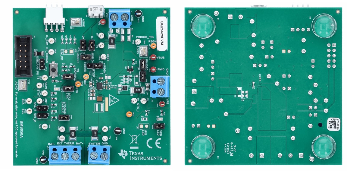 Texas Instruments Modules d'évaluation bq25628EVM / bq25629EVM