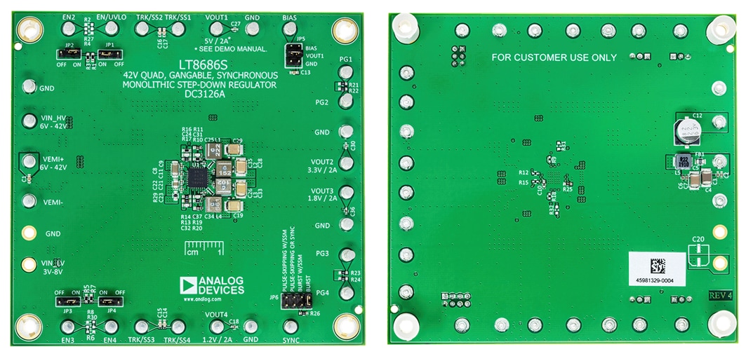 Analog Devices Inc. Circuit de démonstration DC3126A