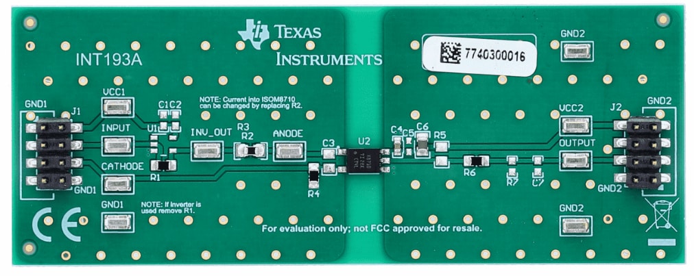 Texas Instruments Module d'évaluation ISOM8710DFFEVM