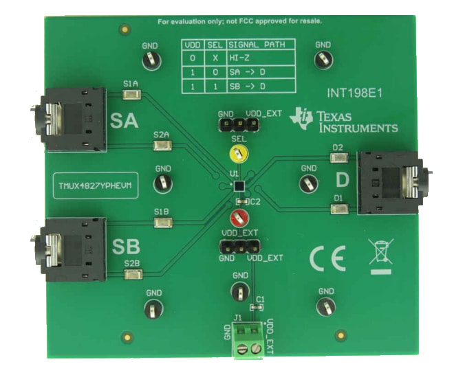 Texas Instruments Module d'évaluation TMUX4827YBHEVM