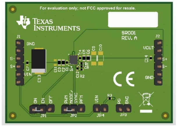 Circuit de localisation - Texas Instruments Modules d'évaluation TPSM82851xEVM