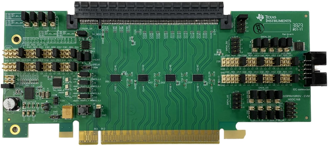 Plan mécanique - Texas Instruments Module d'évaluation de réadaptateur DS320PR410-RSC-EVM