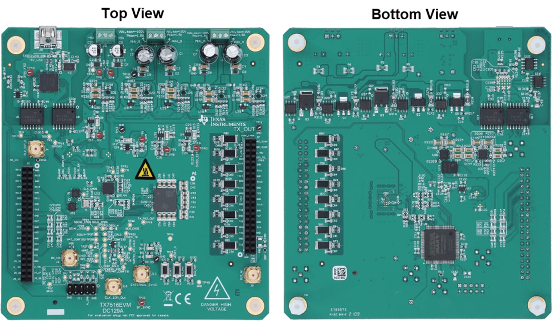 Plan mécanique - Texas Instruments Module d'évaluation (EVM) TX7516EVM