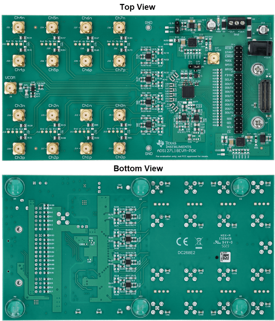 Plan mécanique - Texas Instruments Module d'évaluation (EVM) ADS127L18EVM-PDK