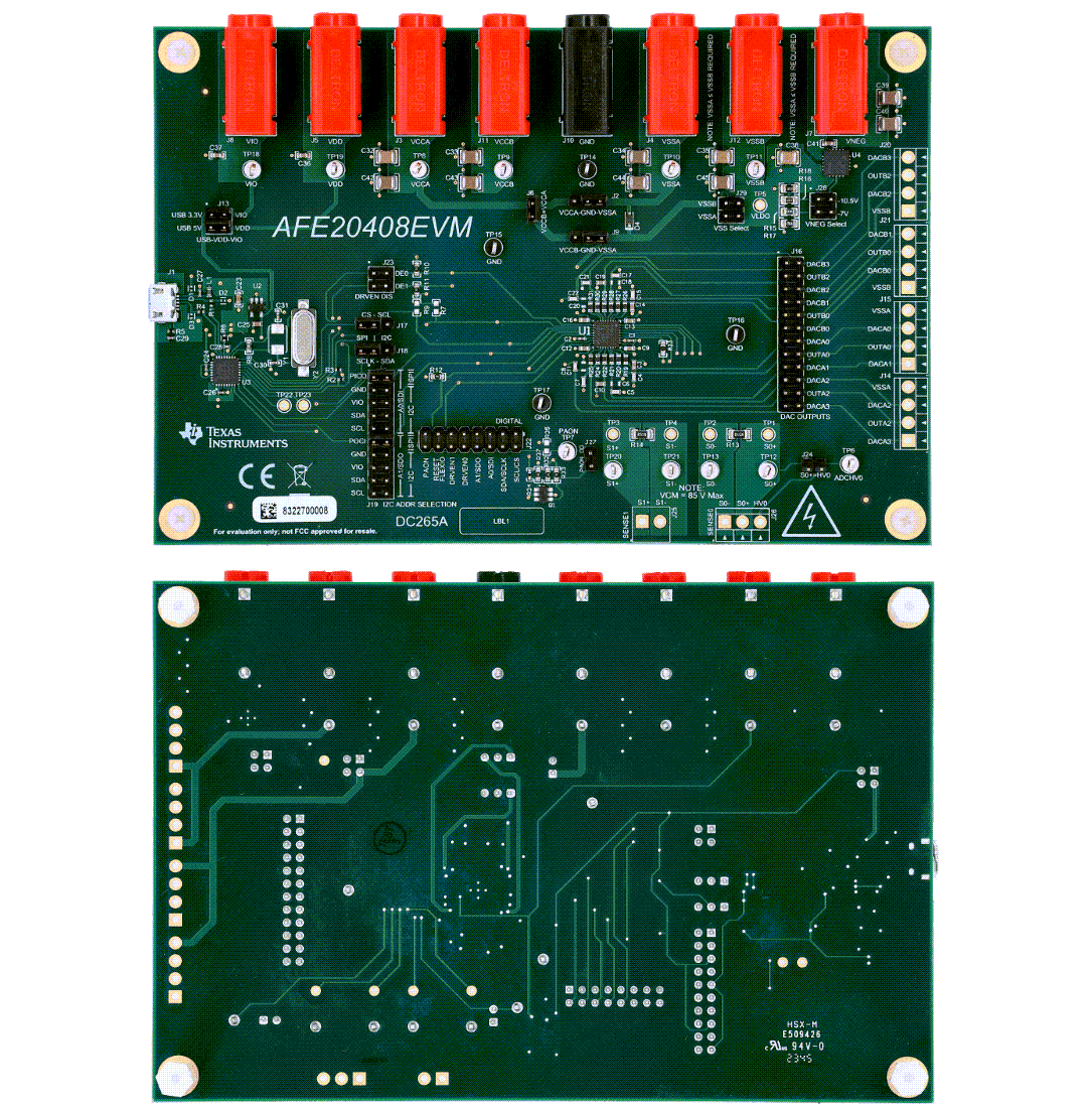 Texas Instruments Module d'évaluation AFE20408EVM