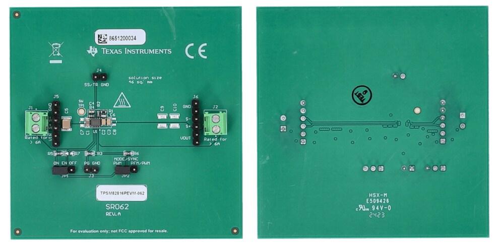 Circuit de localisation - Texas Instruments Modules d'évaluation TPSM8281xPEVM062