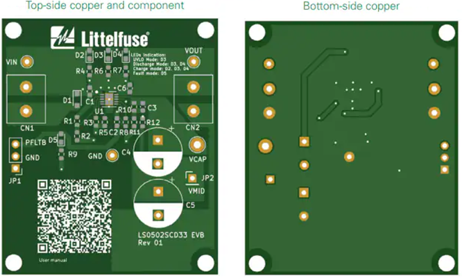 Infographie - Littelfuse Carte d'évaluation LS0502SCD33
