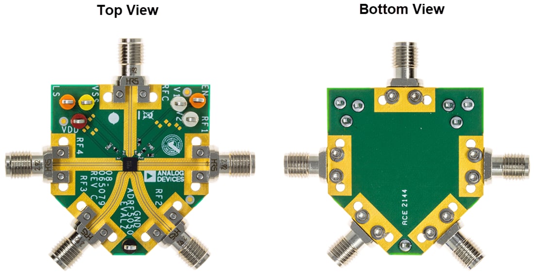 Plan mécanique - Analog Devices Inc. Carte d'évaluation ADRF5050-EVALZ