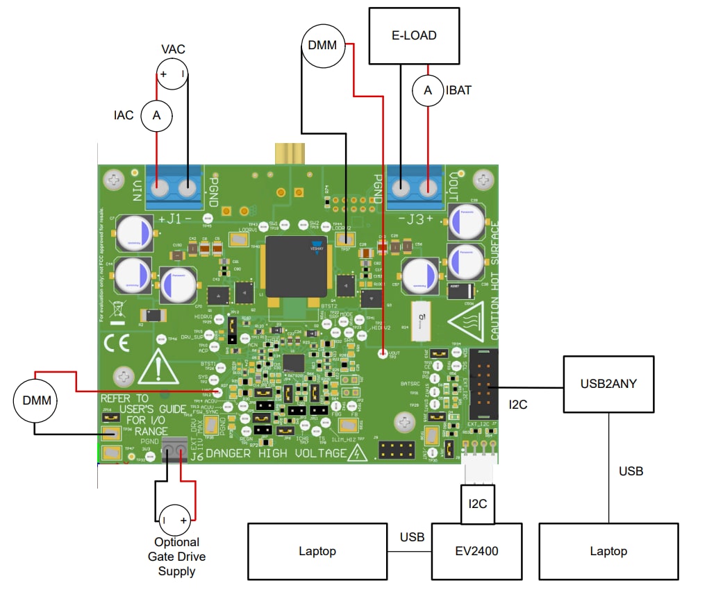 Circuit de localisation - Texas Instruments Module d'évaluation BQ25858-Q1EVM