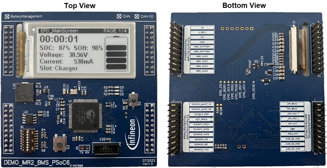 Infineon Technologies Carte de démonstration de contrôle BMS DEMOIMRBMSCTRLV1