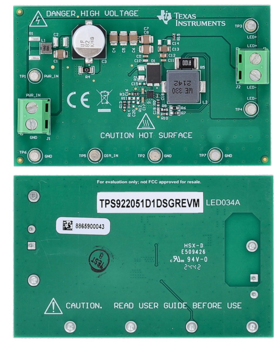 Texas Instruments Modules d'évaluation TPS922050/1EVM