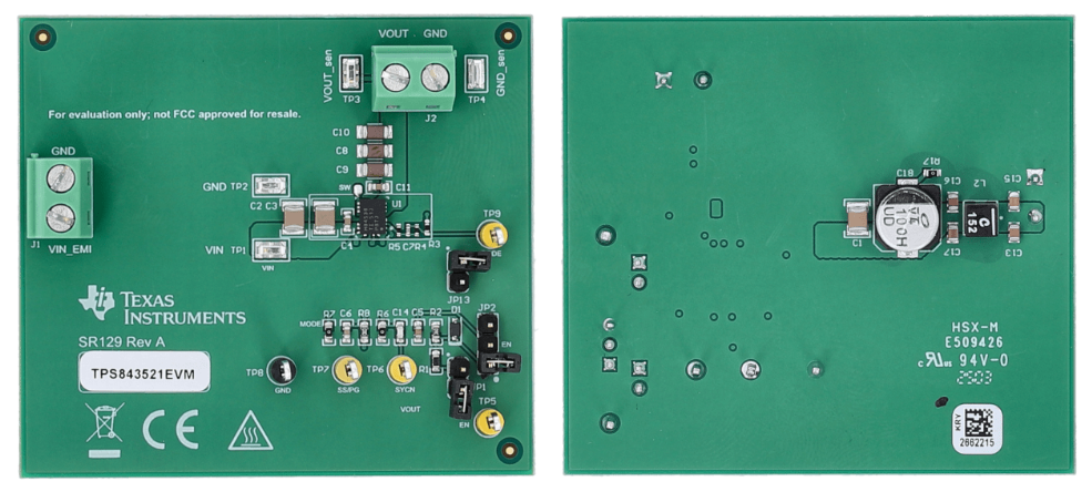 Texas Instruments Module d'évaluation TPSM843521EVM