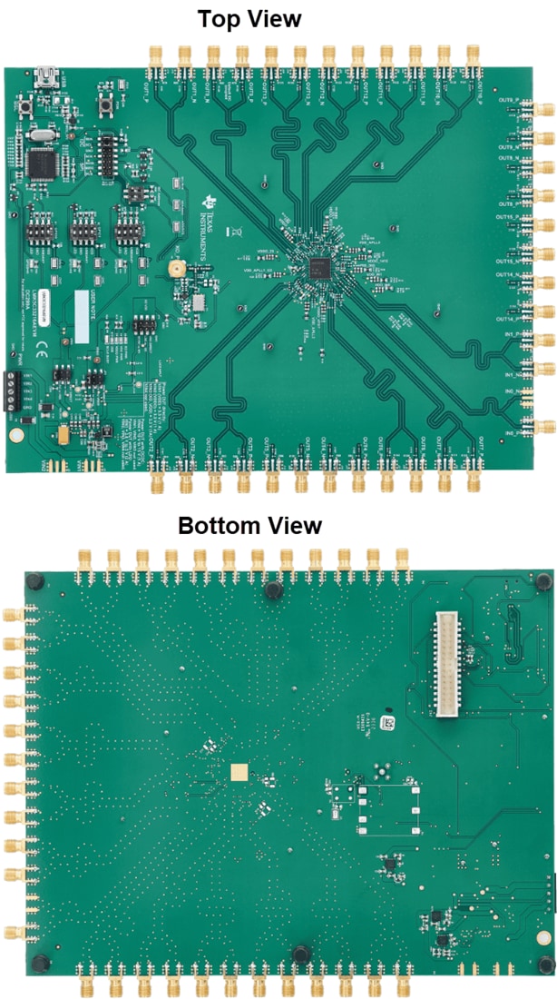 Plan mécanique - Texas Instruments Module d'évaluation (EVM) LMK5C33216AEVM