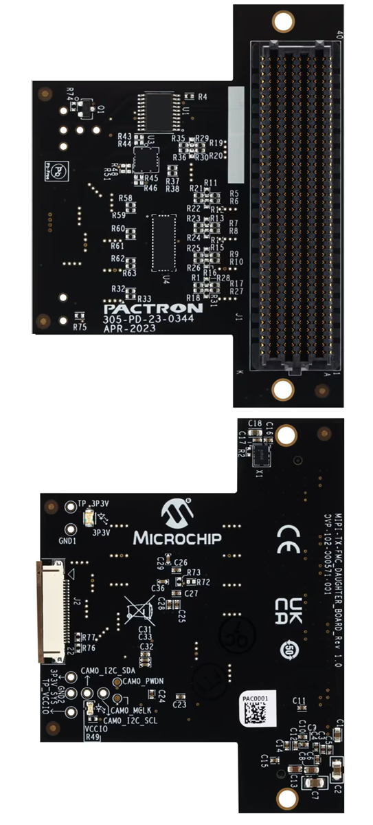 Microchip Technology Carte FMC de transmission MIPI CSI-2 VIDEO-DC-MIPITX