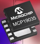 Contrôleurs Buck synchrones à haut débit MCP19035 Microchip