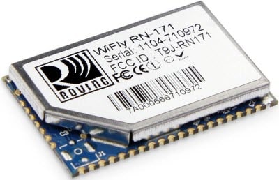 Cartes d'évaluation et module LAN sans fil 802.11 b/g Microchip RN-171 Cartes d'évaluation et module LAN sans fil 802.11 b/g Microchip RN-171