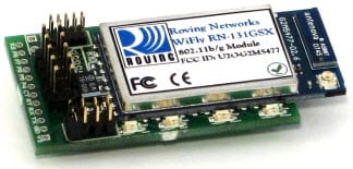 Carte SuRF à super module WiFly GSX Microchip