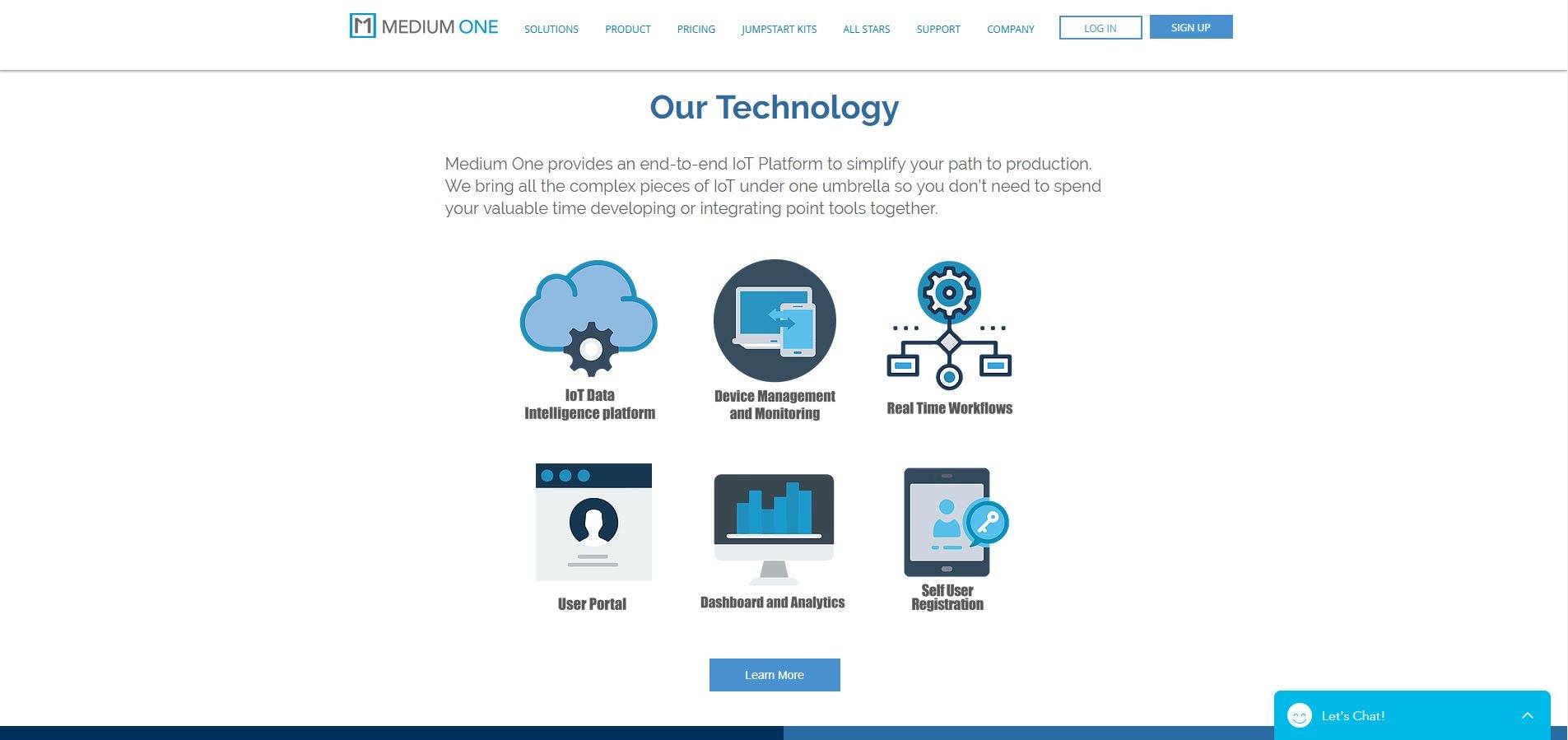 Medium One Home Page