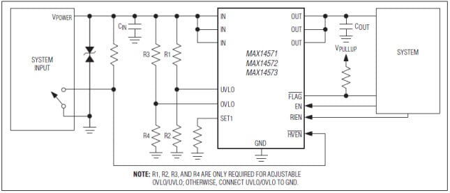 Circuit de fonctionnement standard